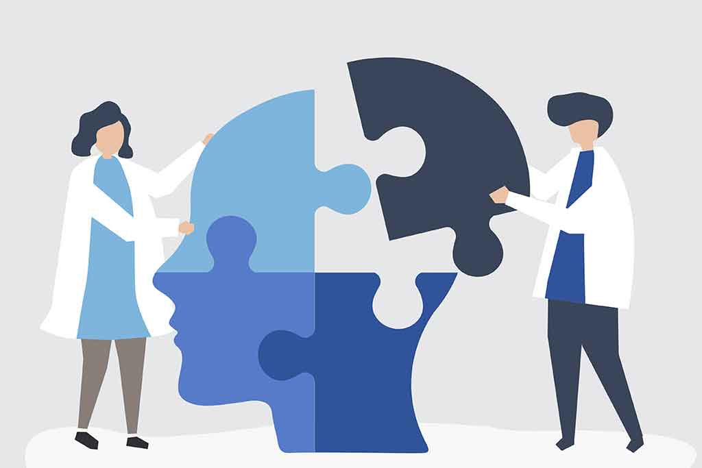 Illustration représentant la théorie de l'esprit selon le modèle Baron-Cohen